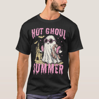 Camiseta Verano de Summerween Fantasma Divertido Lindo Pisc