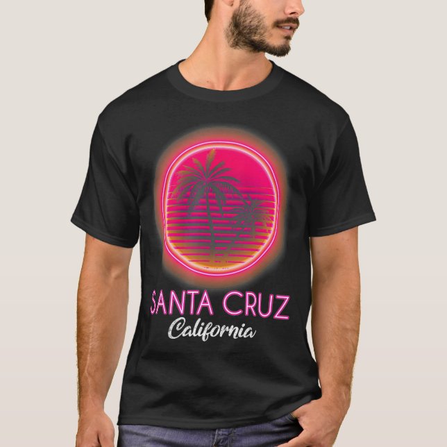 Camiseta Verano de surf de Santa Cruz California Sunset 70' (Anverso)