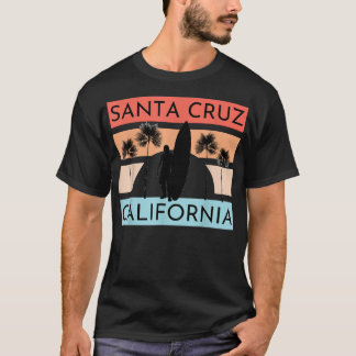 Camiseta Verano de surf en la playa de Santa Cruz 