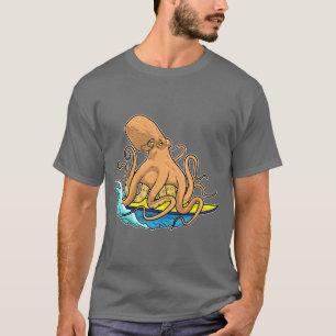 Camiseta Verano de surf Octopus Surfing