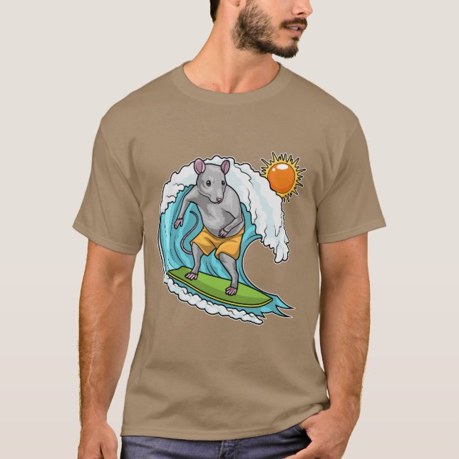 Camiseta Verano de surfista de ratas (Anverso)