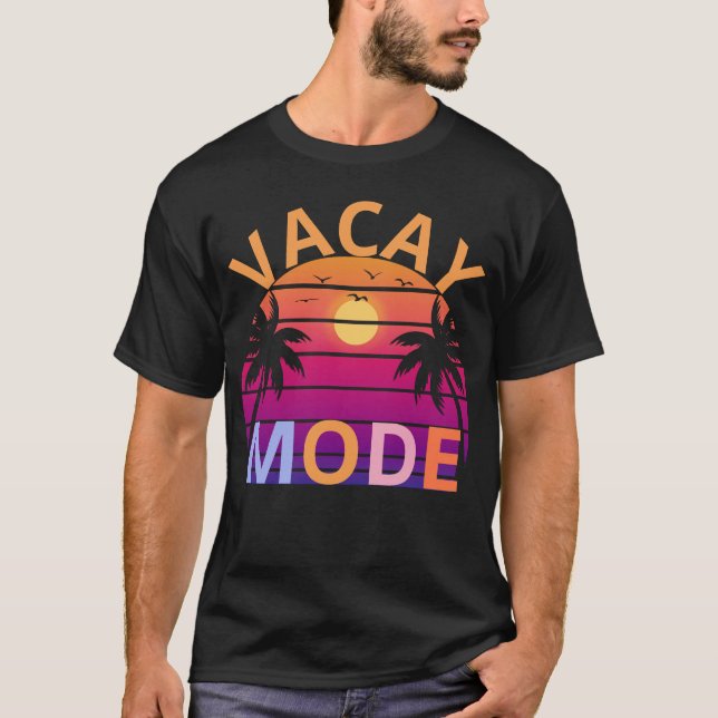 Camiseta Verano de vacaciones activado en modo Vacay (Anverso)