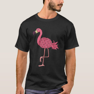 Camiseta Verano de vacaciones de Pineapple Hawaii Pink Flam