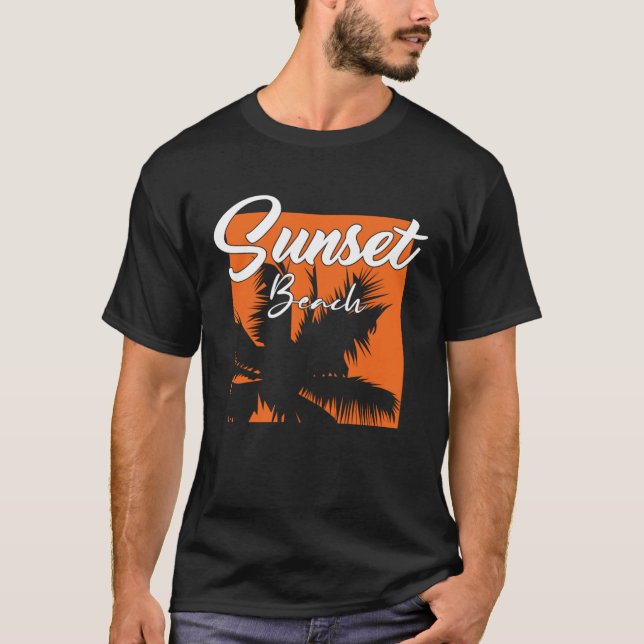 Camiseta Verano de vacaciones de Sunset Beach (Anverso)