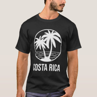 Camiseta Verano de vacaciones en el océano de palmeras en C
