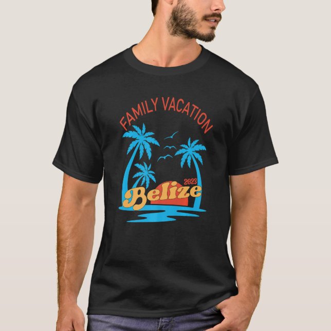Camiseta Verano de vacaciones familiares 2023 Belice Matchi (Anverso)