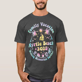 Camiseta Verano de vacaciones familiares Myrtle Beach 2025
