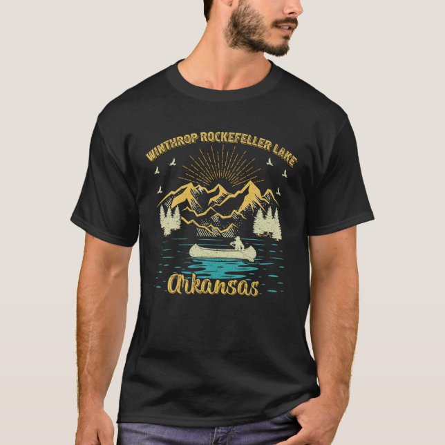 Camiseta Verano de vacaciones Retro Arkansas Winthrop Rocke (Anverso)