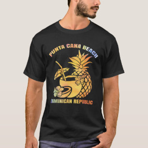 Camiseta Verano de vacaciones retro República Dominicana Pu