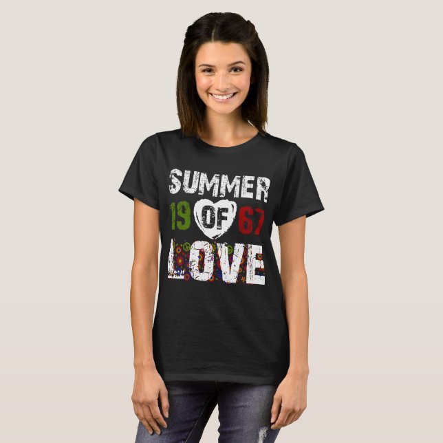 Camiseta Verano del amor 1967 (Anverso completo)