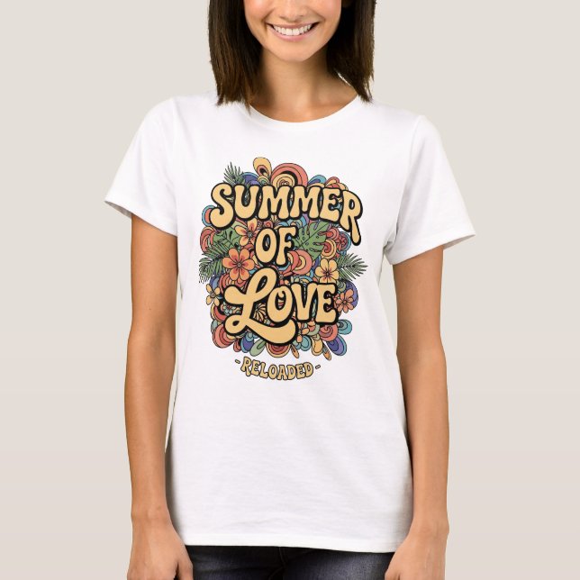 Camiseta Verano del amor Reloaded Tee floral (Anverso)