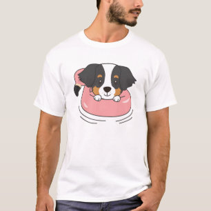 Camiseta Verano del anillo de natación de Dog Berner Sennen