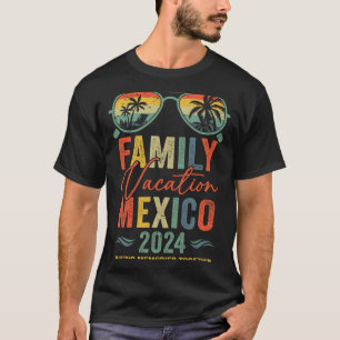 Camiseta Verano del grupo familiar de vacaciones de México