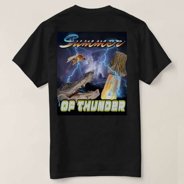 Camiseta Verano Del Trueno (Reverso del diseño)