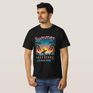 Camiseta Verano - El Surf Es Lo Más Divertido