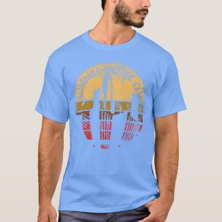 Camiseta Verano en la Ciudad amigos Retro Atardecer