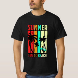 Camiseta verano en la playa