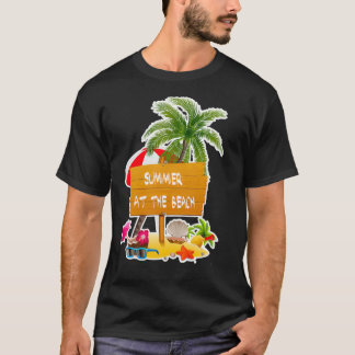 Camiseta verano en la playa 1