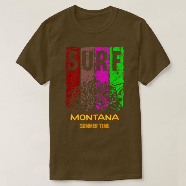 CAMISETA VERANO EN MONTANA (Diseño del anverso)