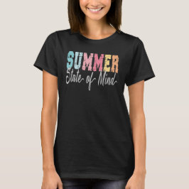 Camiseta Verano estado de la mente de las vacaciones de pla