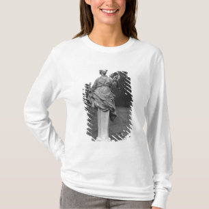 Camiseta Verano, estatua en los jardines