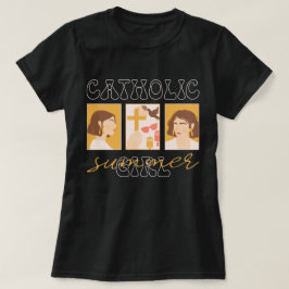 Camiseta Verano estético de los santos Chicas católicos