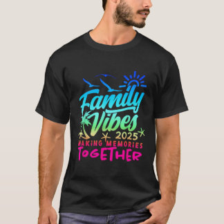 Camiseta Verano familiar de vacaciones en playa 2025