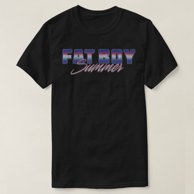 Camiseta Verano FAT BOY (Diseño del anverso)