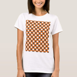 Camiseta Verano femenino vestido de Gingham