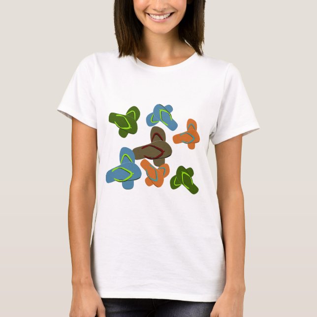 Camiseta Verano Fun Flip Flops (Anverso)
