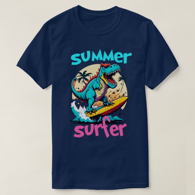 Camiseta Verano Funny Surfer 2 (Diseño del anverso)