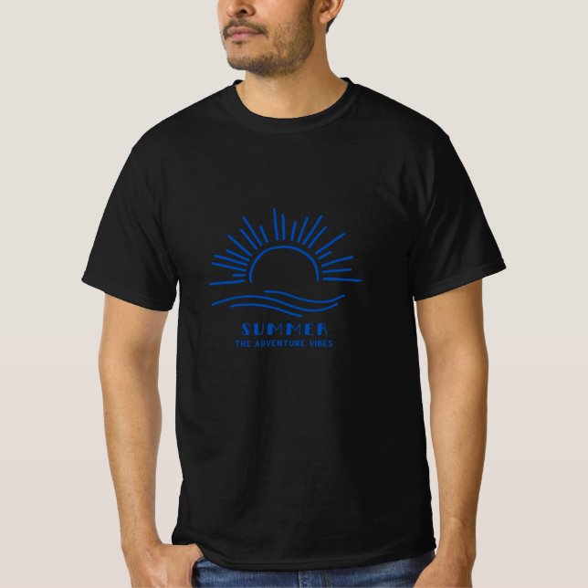 Camiseta Verano Las Vibraciones De La Aventura (Anverso)
