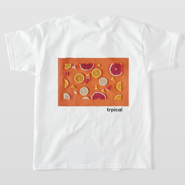 Camiseta verano lleno de frutas (Distribución Reverso )