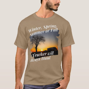 Camiseta Verano o otoño de primavera invierno de camionero