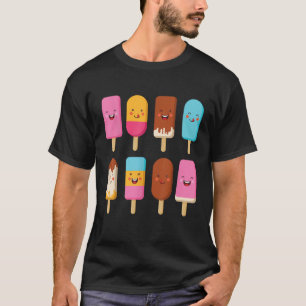 Camiseta Verano Popsicles Creaminísimos Bares De Helado Con