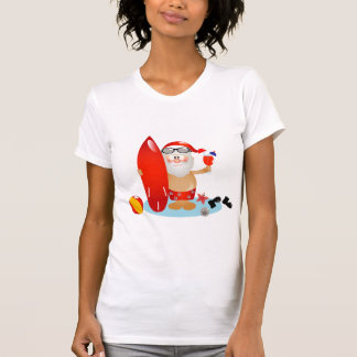 Camiseta Verano que practica surf Santa