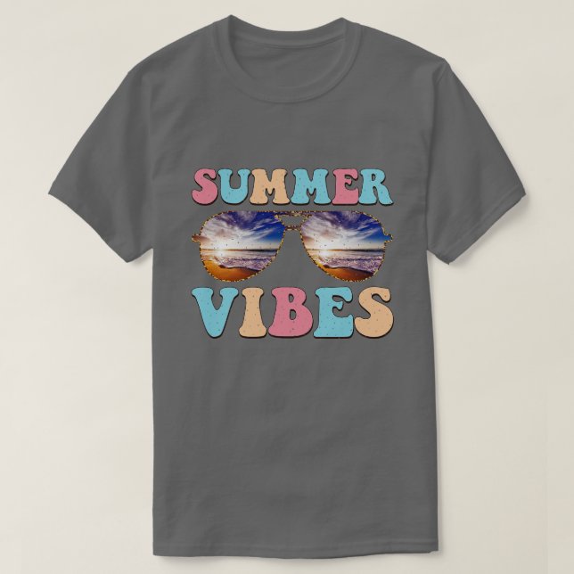 Camiseta Verano retro 2 (Diseño del anverso)