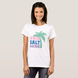 Camiseta Verano retro de la arena de la sal solar
