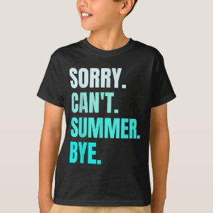 Camiseta Verano retro divertido vacaciones lo siento no pue