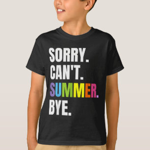 Camiseta Verano retro divertido vacaciones lo siento no pue