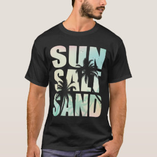 Camiseta Verano Retro Sol Sal Arena Playa Viaje de Chicas