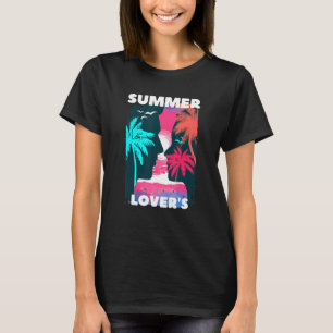 Camiseta Verano Retro Vacacional Parejas Vacantes
