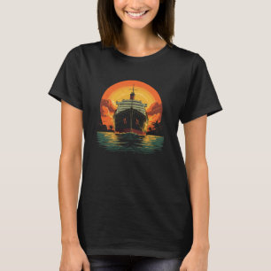 Camiseta Verano retro vacaciones de palmeras tropicales