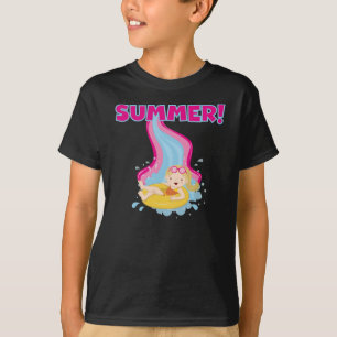 Camiseta Verano rubio del chica