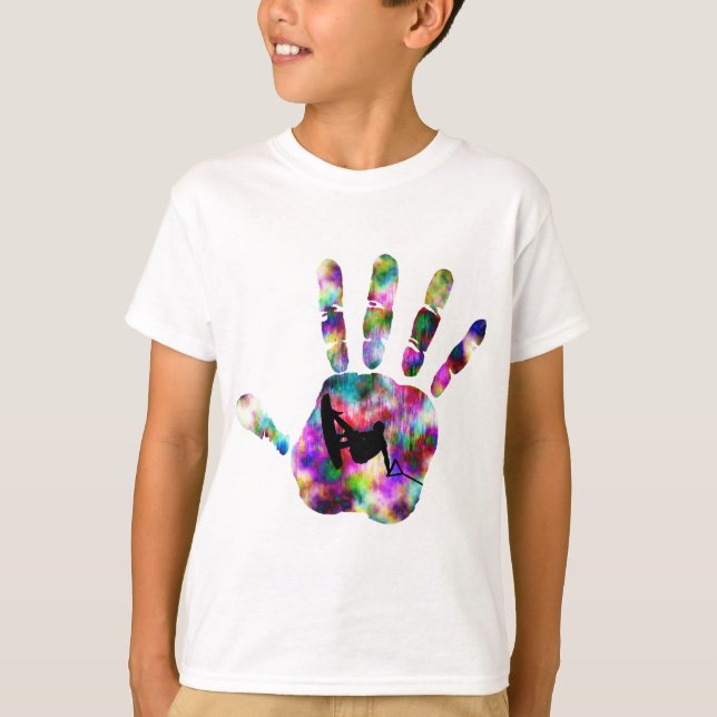 Camiseta Verano simple de Wakeboard (Anverso)