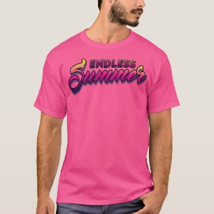 Camiseta Verano sin fin Vintage look estilo de los 80
