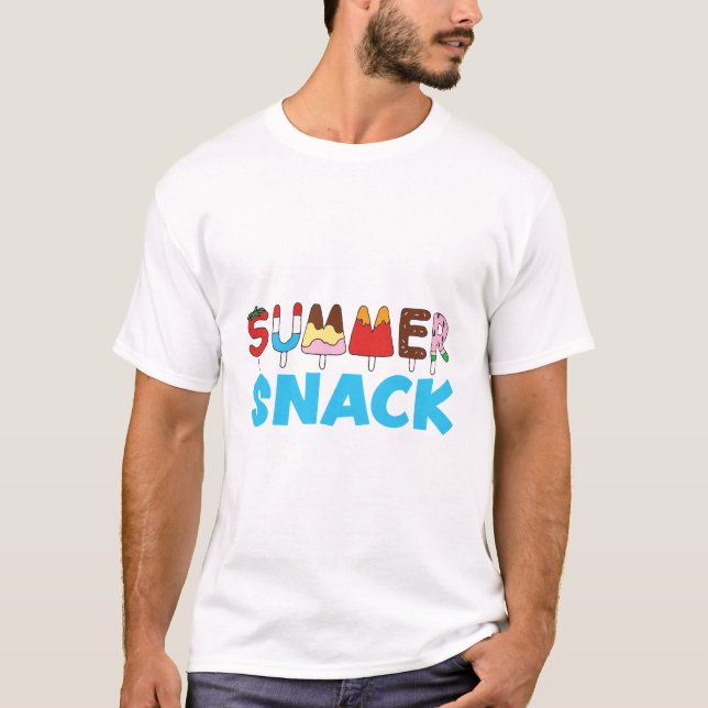 Camiseta Verano Snack Kids Popsicles (Anverso)