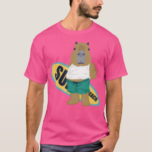Camiseta Verano Surfboard Wild Animal Surfing Beach Sunset