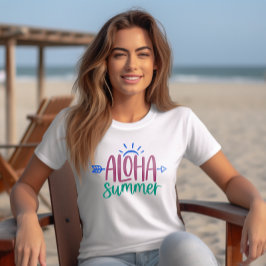 Camiseta Verano tropical "Aloha"