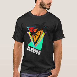 Camiseta Verano tropical de palmeras en Florida